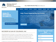 Tablet Screenshot of mccreeryandsunofcolorado.com